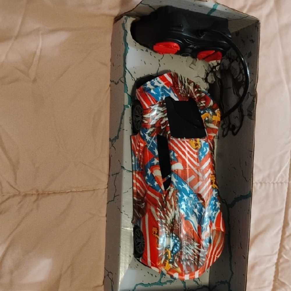 Red White Blue Remote Control Car